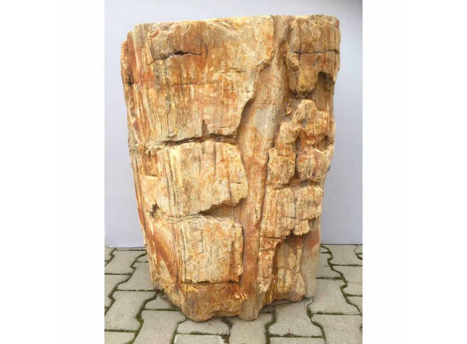 Pia de pedestal design em pedra natural Ley, feito à mão Viadurini