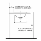 Pia embutida barroca embutida em argila de fogo feita na Itália, Otis Viadurini