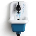 Lavatório com parede de cerâmica modelada com design moderno 26 cm - Jordânia Viadurini