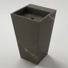 Lavatório de coluna em grés porcelânico Made in Italy - Baia Viadurini