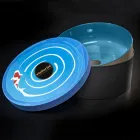 Lavatório de Bancada Azul de Barro Refratário - Tatiana Viadurini