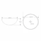 Lavatório de Bancada em Pedra de Areia em Formato Redondo - Cerasolo Viadurini