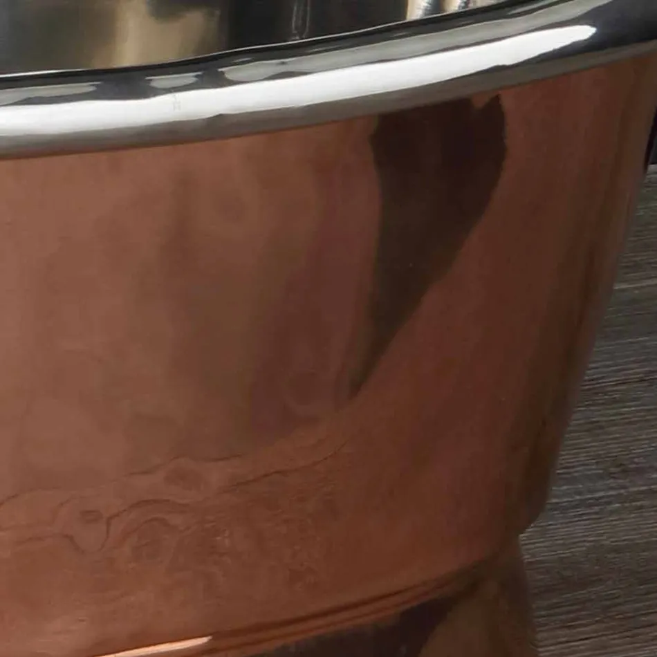 Afundar banheiro para apoiar cobre e ferro branco Cala Viadurini