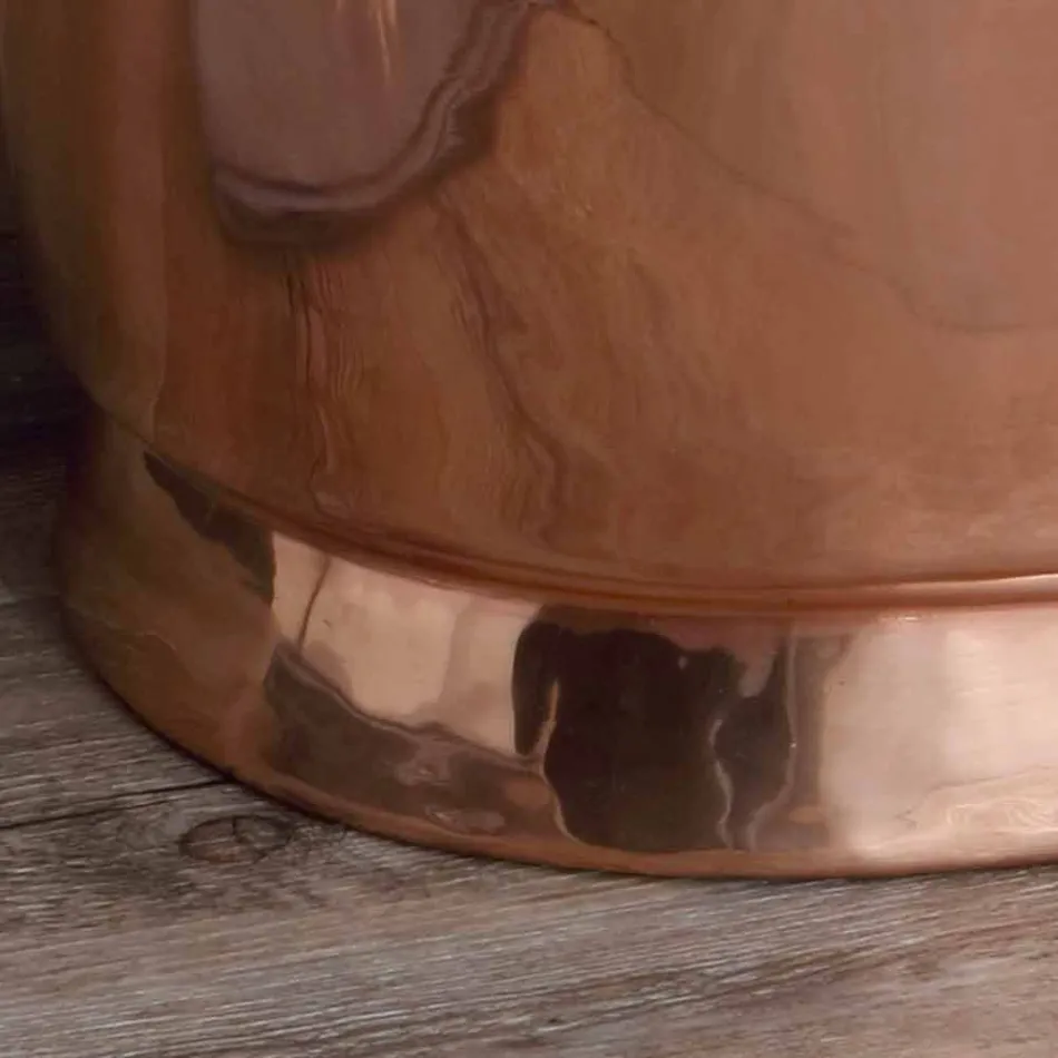 Afundar banheiro para apoiar cobre e ferro branco Cala Viadurini