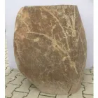 Pia do banheiro de design em pedra natural Mar, peça única Viadurini