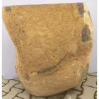 Pia do banheiro de design em pedra natural Mar, peça única Viadurini