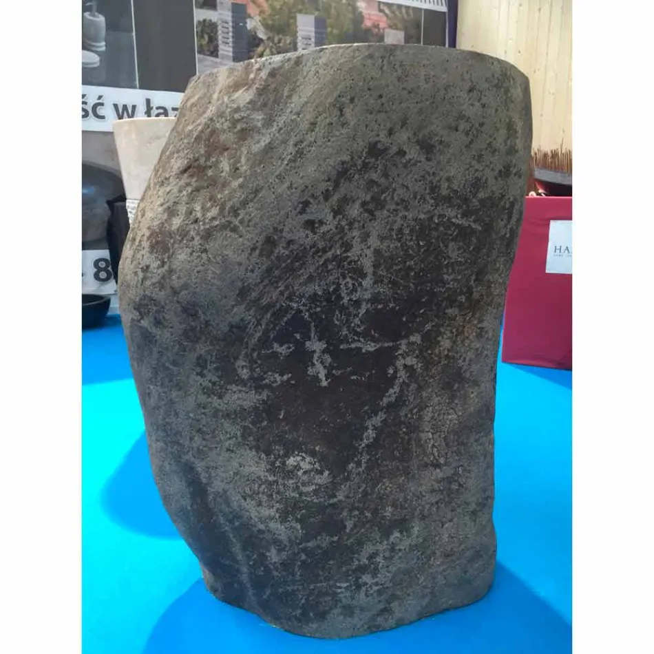 Pia do banheiro de design em pedra natural Mar, peça única Viadurini