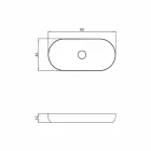 Lavatório moderno autônomo do banheiro feito na Itália por Dalmine Maxi Viadurini