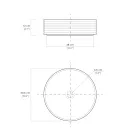 Pia de banheiro em grés porcelanato torneado à mão Made in Italy - Dardos Viadurini
