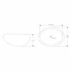 Lavatório artesanal de bancada em pedra natural moderna do rio - Aurea Viadurini