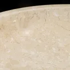 Lavatório branco em pedra natural Ziva, uma peça Viadurini