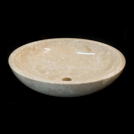 Lavatório branco em pedra natural Ziva, uma peça Viadurini