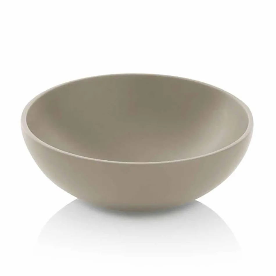 Lavatório de apoio de resina de design moderno fabricado na Itália - Cavan Viadurini