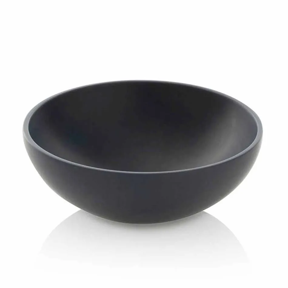 Lavatório de apoio de resina de design moderno fabricado na Itália - Cavan Viadurini