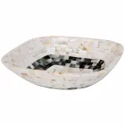 Lavatório de apoio com inserções em conchas Bea, peça única Viadurini