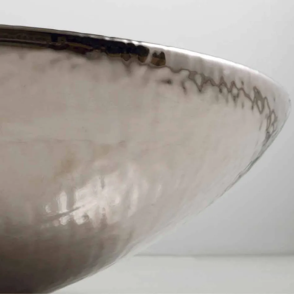 Design de cerâmica lavatório de prata feita na Itália brilhante Viadurini