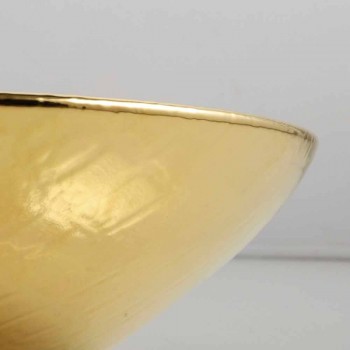 Lavatório de cerâmica design de bancada de ouro feito na Itália Animais