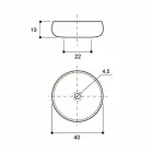 Lavatório de bancada de design raku ouro feito na Itália, Ramon Viadurini