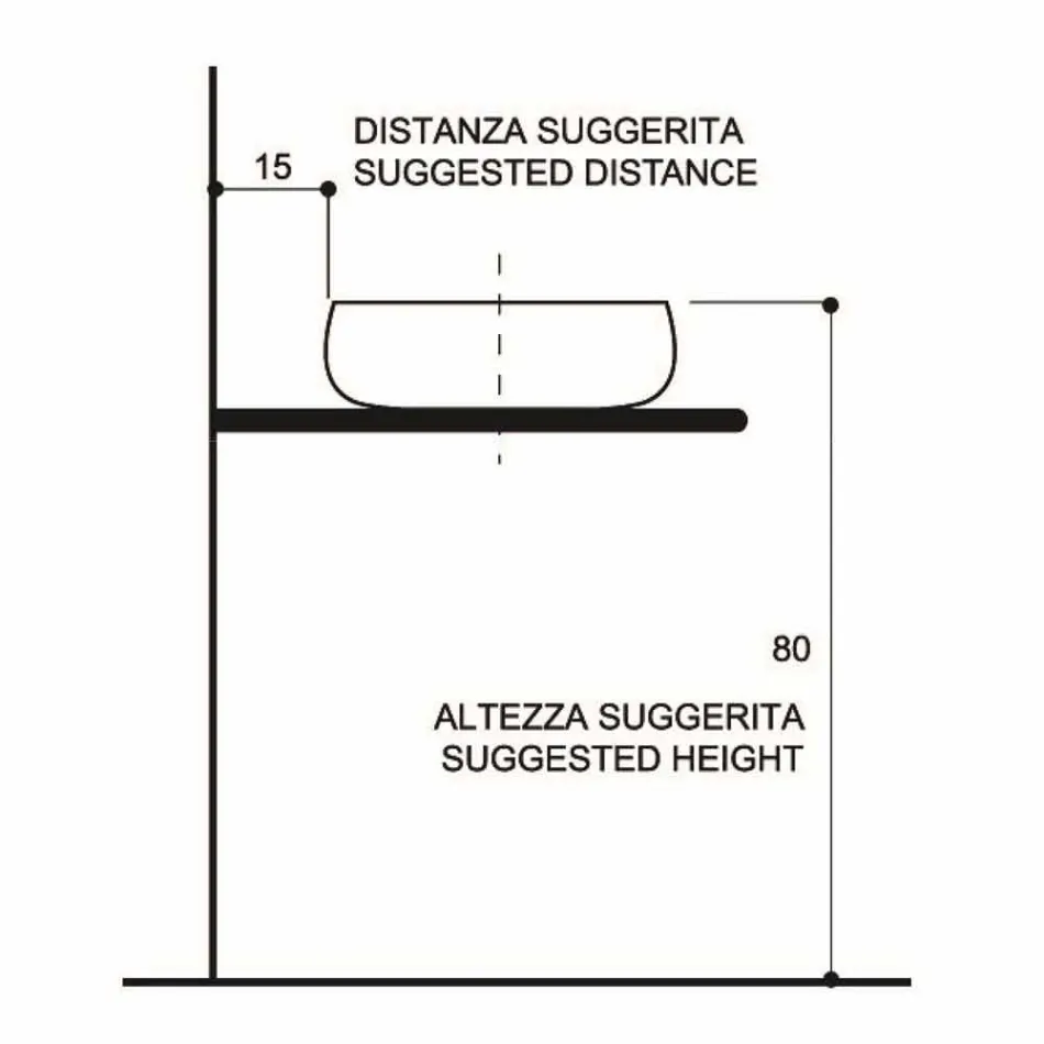 Lavatório de bancada de design raku ouro feito na Itália, Ramon Viadurini