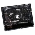 Lavatório de bancada de design em mármore Ozzy, peça única Viadurini