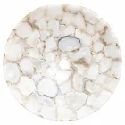 Lavatório de apoio design de pedra cristalina Poncho Viadurini