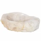 Lavatório de design feito de cristal de quartzo Iva feito à mão Viadurini