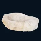 Lavatório de design feito de cristal de quartzo Iva feito à mão Viadurini