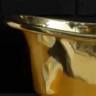 Lavatório de apoio totalmente design de latão Calla Viadurini