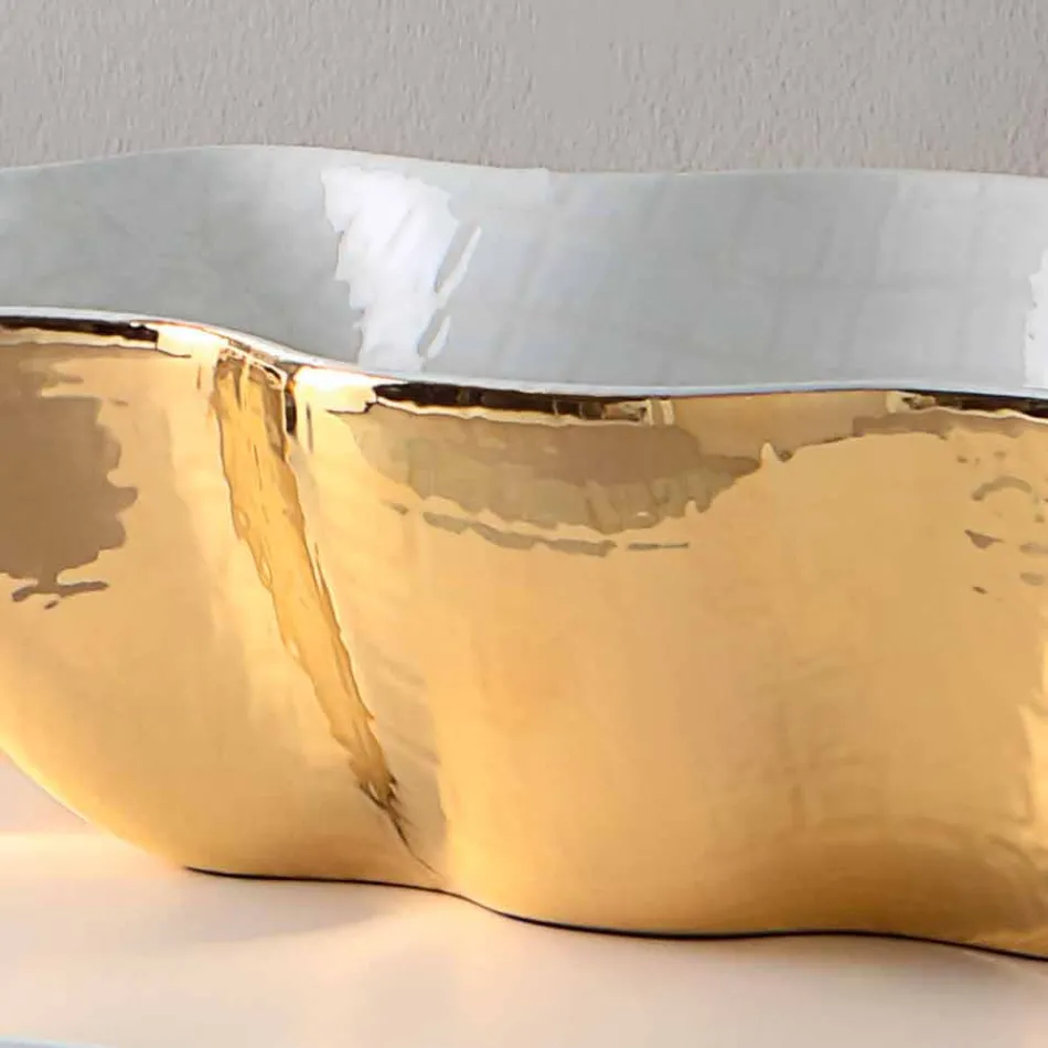 Lavatório de cerâmica design moderno feito em Itália Cube Viadurini