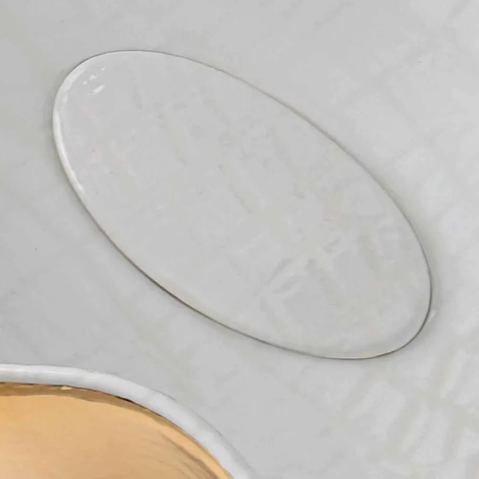 Lavatório de cerâmica design moderno feito em Itália Cube Viadurini