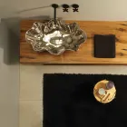 Lavatório de cerâmica design moderno feito na Itália Cubo Viadurini