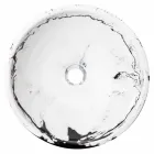 Lavatório design redondo feito de resina, Bussoleno Viadurini