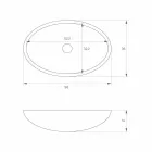 Lavatório autônomo oval de pé produzido na Itália, Frascati Viadurini