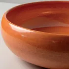 Pia de bancada em argila Raku com brilho craquelado metálico - Prisma Viadurini