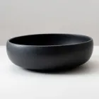 Pia de bancada em argila Raku com brilho craquelado metálico - Prisma Viadurini