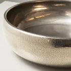 Pia de bancada em argila Raku metálica torneada à mão - Prisma Viadurini