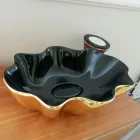 Lavatório de apoio em cerâmica colorida com diferentes acabamentos L 65 cm - Cube Viadurini