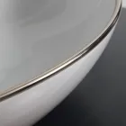 Lavatório de apoio em cerâmica colorida com diferentes acabamentos L 65 cm - Cube Viadurini