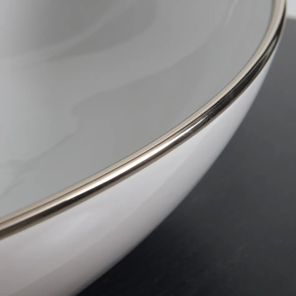 Lavatório de apoio em cerâmica colorida com diferentes acabamentos L 65 cm - Cube Viadurini