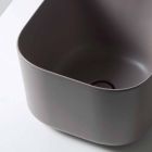 Design moderno de cerâmica bancada lavatório Star Square 40x40 cm Viadurini