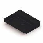 Lavatório de cerâmica de bancada feito na Itália, Viviano Viadurini