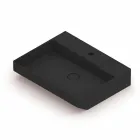 Lavatório de cerâmica de bancada feito na Itália, Viviano Viadurini