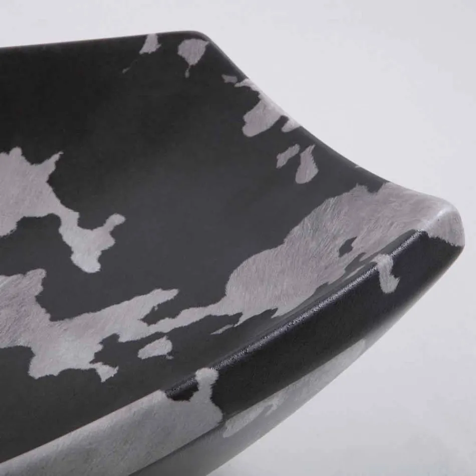 Lavatório de apoio em cerâmica pintada de design feito na Itália Laura Viadurini