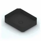 Lavatório de cerâmica moderna bancada feita na Itália, Zulimo Viadurini