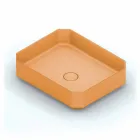 Lavatório de cerâmica moderna bancada feita na Itália, Zulimo Viadurini