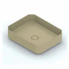 Lavatório de cerâmica moderna bancada feita na Itália, Zulimo Viadurini