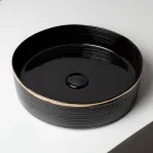 Pia de bancada em porcelanato com borda esmaltada - Vibração Viadurini