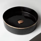 Pia de bancada em porcelanato com borda esmaltada - Vibração Viadurini