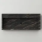 Lavatório de apoio em grés porcelanato efeito mármore Made in Italy - Cervia Viadurini