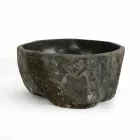 Lavatório de bancada em pedra natural do rio Agra Viadurini